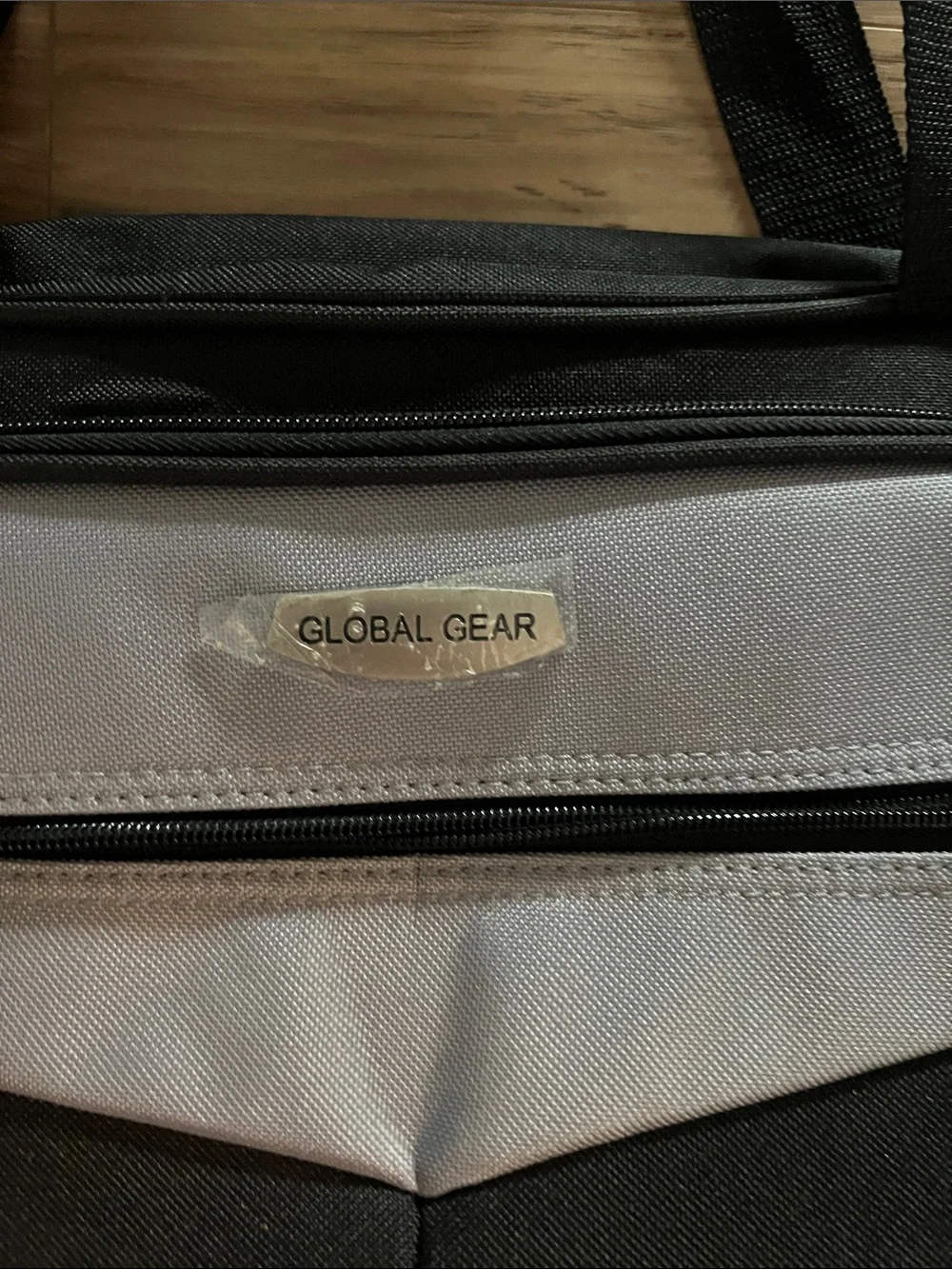 Global Gear Black and Gray Travel Under Seat Carry-On Suitcase